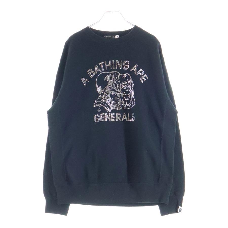 エイプ アベイシングエイプ トレーナー スワロフスキー A BATHING APE（アベイシングエイプ） GENERALS スワロフスキーライン