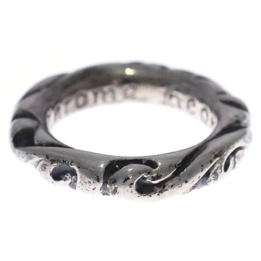 CHROME HEARTS クロムハーツ SCRL BAND スクロールバンド リング シルバー BCA351 CHROME HEARTS（クロムハーツ） SCRL BAND スクロールバンド リング