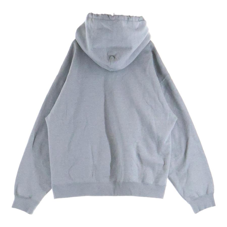 SUPREME シュプリーム 22SS フロントロゴ刺繍 コットン プルオーバーパーカー グレー DJ9488-063 Supreme（シュプリーム） 22SS フロントロゴ刺繍 コットン プル