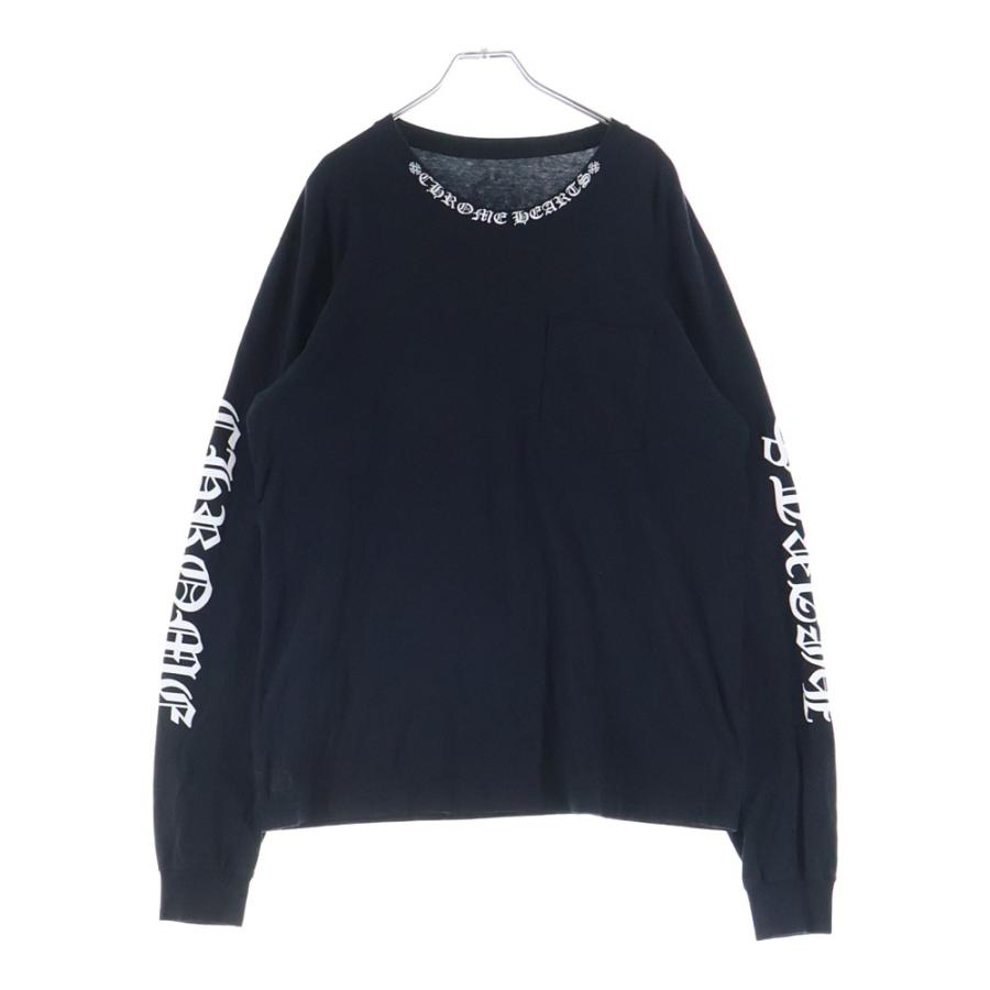 CHROME HEARTS（クロムハーツ） CH LS NECK LOGO ネックロゴプリント