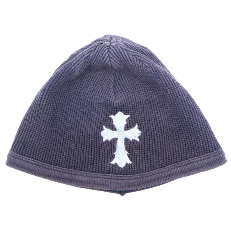 希少レア　クロムハーツ　ビーニー　クロス刺繍 CHROME HEARTS（クロムハーツ） DBL CH CRS ダブルCHクロス刺繍