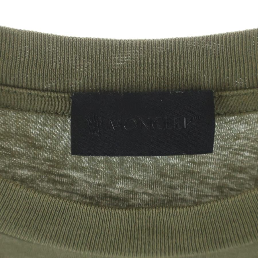 MONCLER（モンクレール） フロントプリントデザイン 袖ロゴワッペン