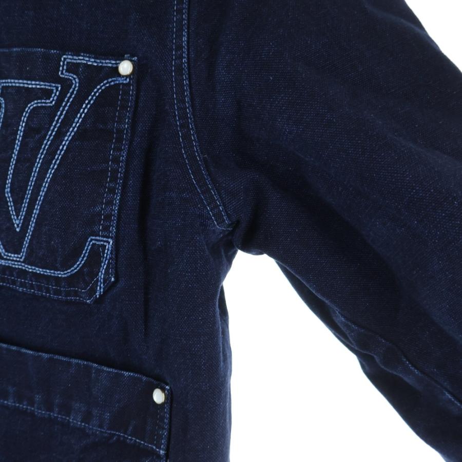 LOUIS VUITTON ルイヴィトン 25SS ウィンタリー 裏地モノグラム ワークウェア デニムジャケット ブルー 1AGIO5の画像