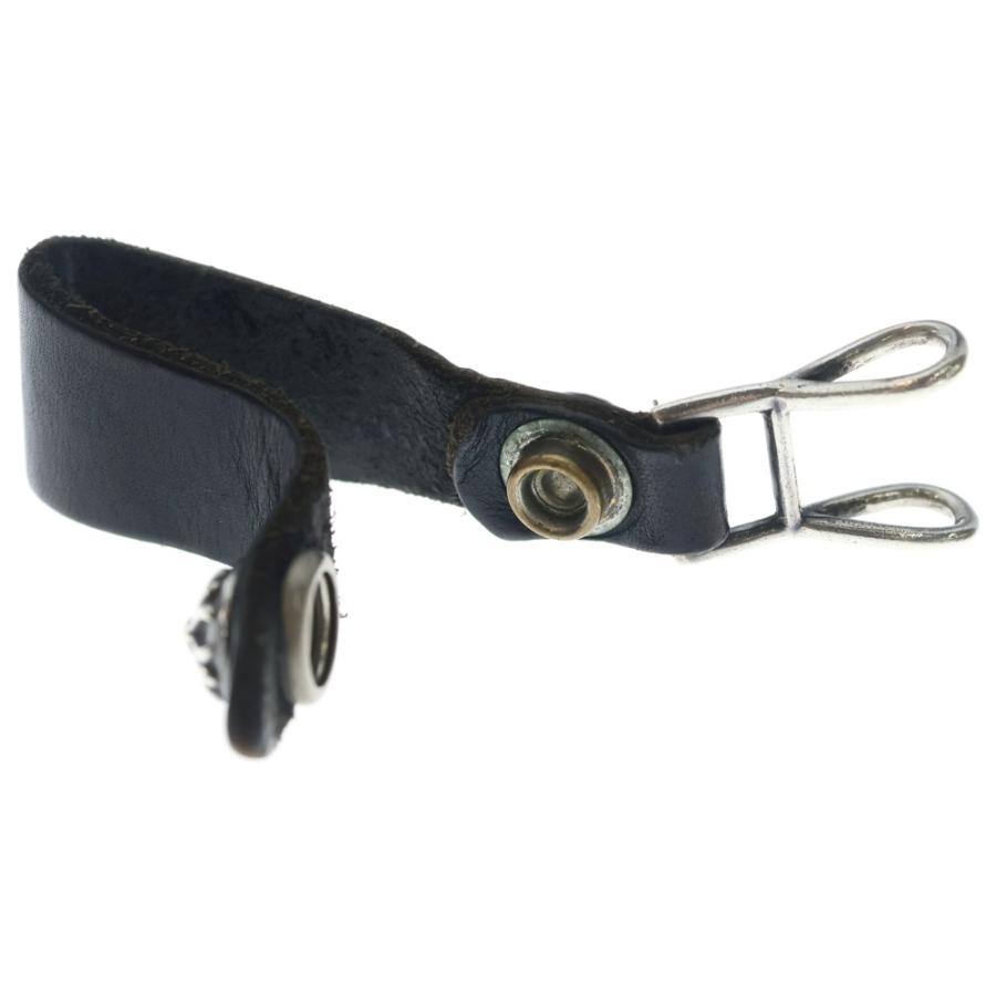 正規品　Chrome Hearts ベルトループ　クロムハーツ　クロスボール CHROME HEARTS（クロムハーツ） BELT LOOP クロスボールボタンレザー