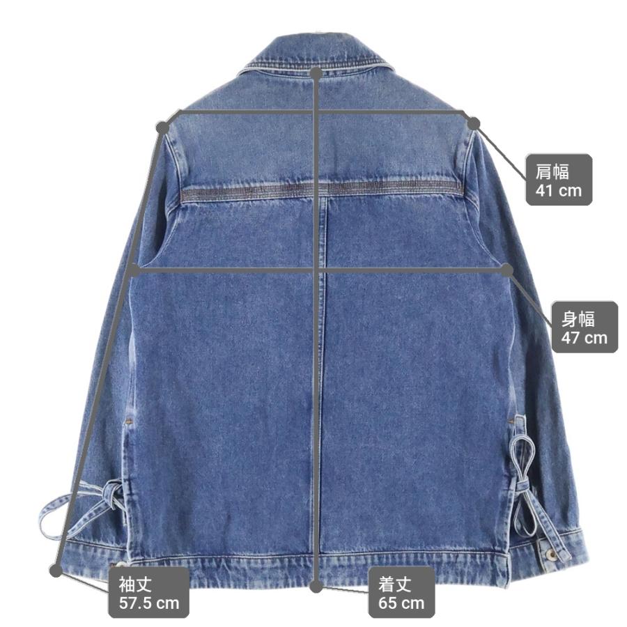LOEWE デニムジャケット アナグラム レザーパッチ LOEWE（ロエベ） アナグラムレザーパッチ デニム ワークジャケット