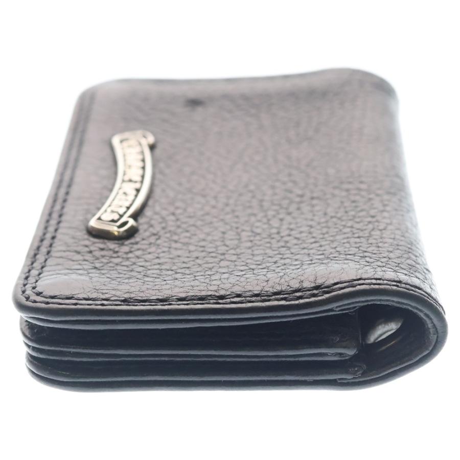 【極美品】クロムハーツ グロメット付きレザーカードケース 名刺入れ CHROME HEARTS（クロムハーツ） CARD CASE グロメット付きレザーカード