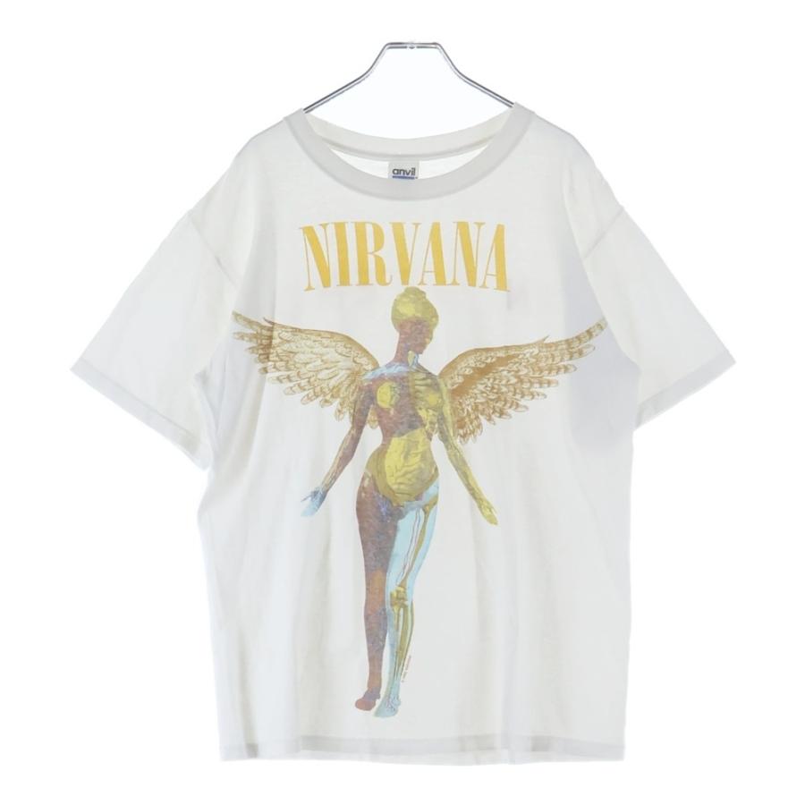 VINTAGE ヴィンテージ 00s NIRVANA IN UTERO ANVILタグ ニルヴァーナ