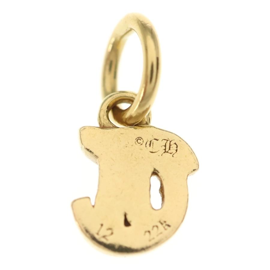 クロムハーツ 22K イニシャル T CHROME HEARTS（クロムハーツ） 22K STACK ALPHABET T アルファベット