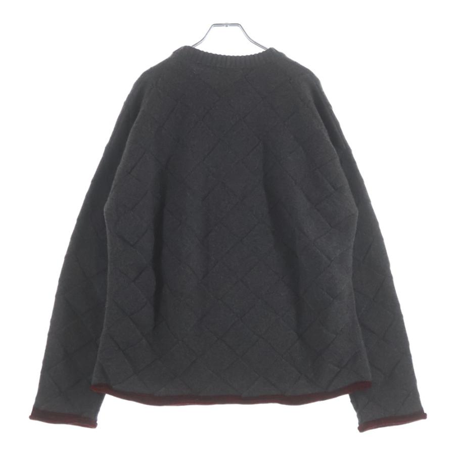 BOTTEGA VENETA ボッテガヴェネタ イントレチャート カラー 切り替え 長袖ニット グレー 776144 V36Y0_1