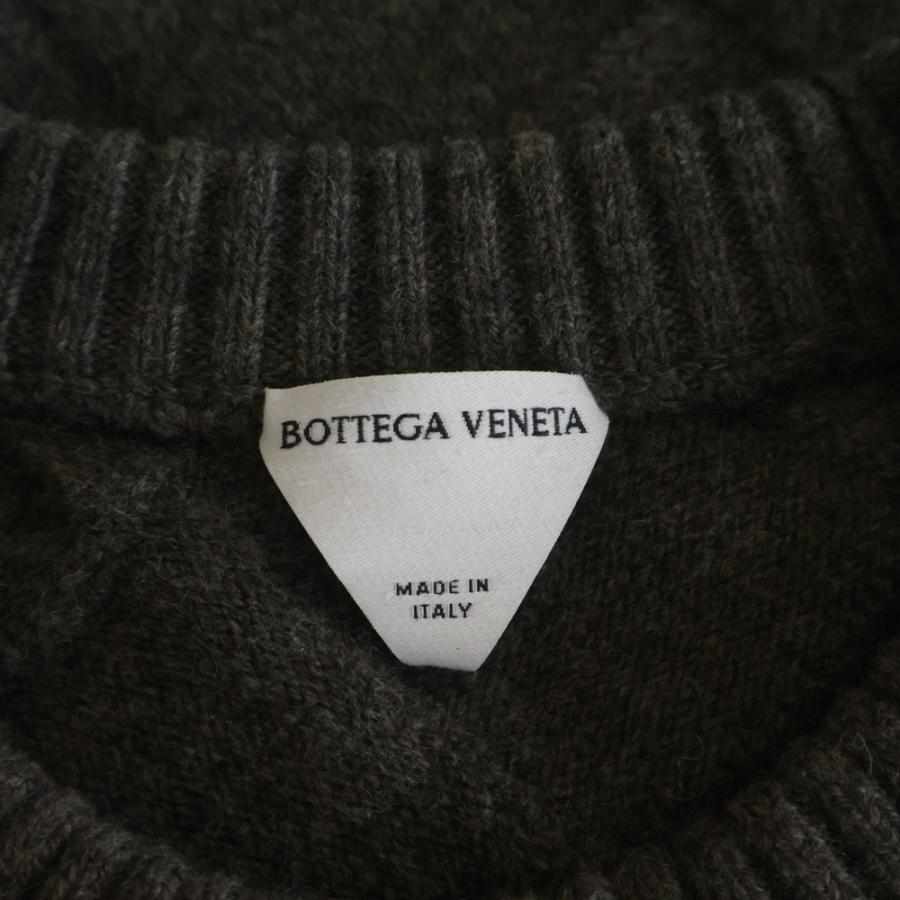 BOTTEGA VENETA ボッテガヴェネタ イントレチャート カラー 切り替え 長袖ニット グレー 776144 V36Y0_6