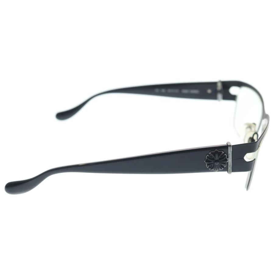 CHROME HEARTS クロムハーツ RAW DANG CHプラスモチーフ アイウェア メガネ メタルフレーム ブラック CHROME HEARTS（クロムハーツ） RAW DANG CHプラスモチーフ アイウェア