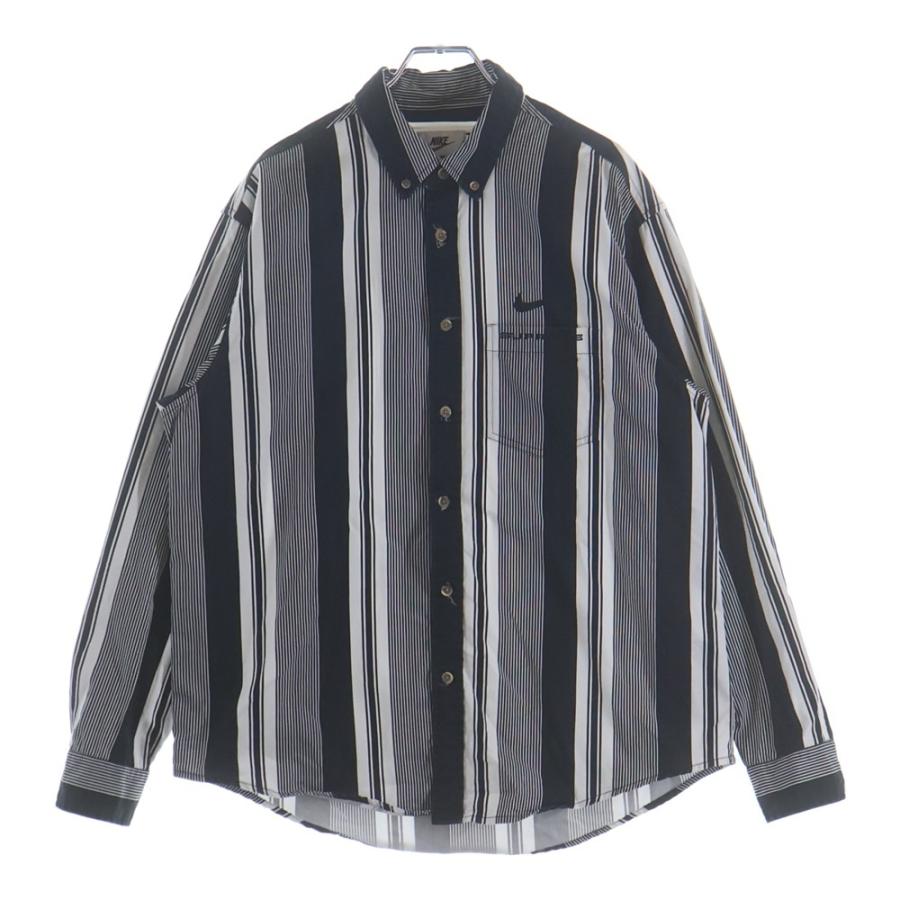 SUPREME （シュプリーム）21SS xNIKE DB0499-010 Supreme（シュプリーム） 21SS ×NIKE Cotton Twill Shirt ストライプ