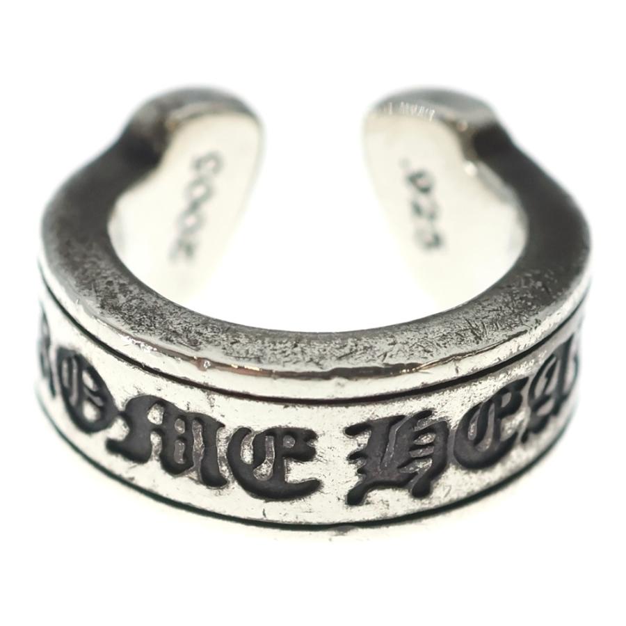 CHROME HEARTS クロムハーツ LG SCROLL LABEL ラージスクロールラベル リング シルバーBCA383 CHROME HEARTS（クロムハーツ） LG SCROLL LABEL ラージスクロール