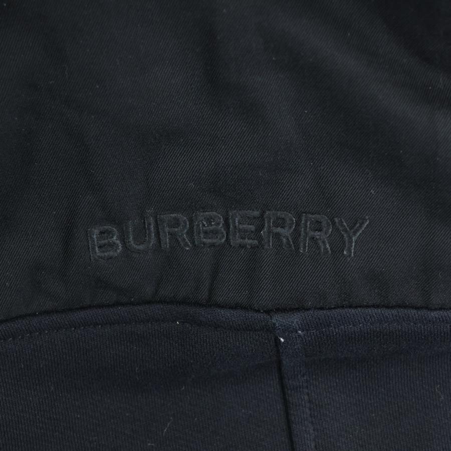 BURBERRY（バーバリー） 異素材切替 スウェット パンツ ブラック