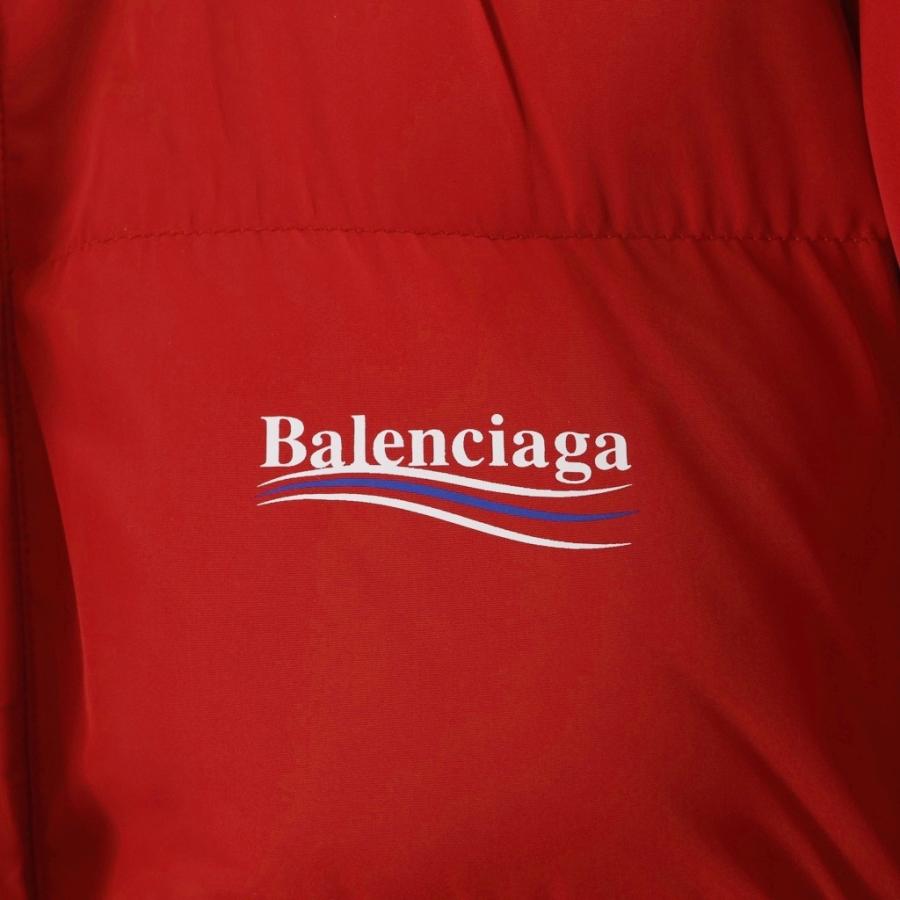 BALENCIAGA バレンシアガ 23AW キャンペーンロゴ パフィージャケット レッド 758045 TYD36 BALENCIAGA（バレンシアガ） 23AW キャンペーンロゴ パフィー