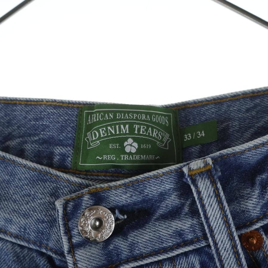 DENIM TEARS デニムティアーズ Wreath Baggy Denim フラワープリント