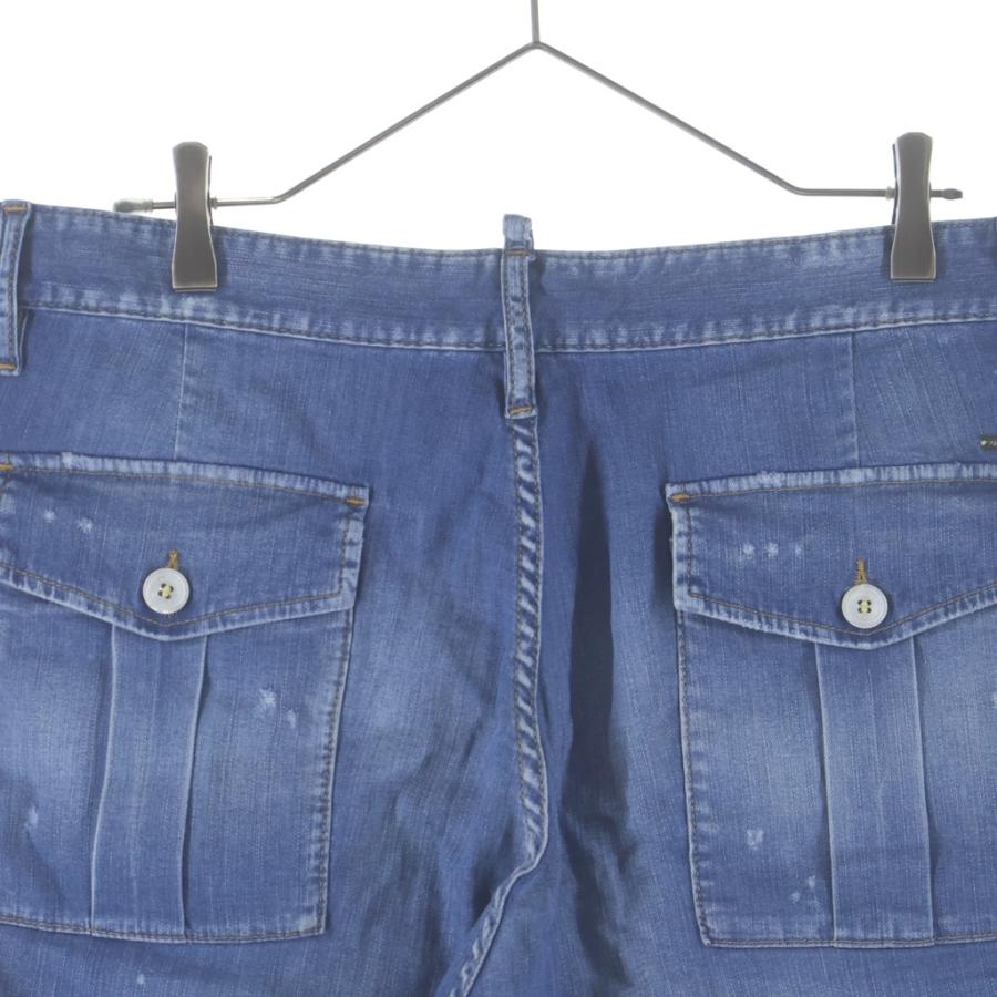 DSQUARED2 ディースクエアード 20SS Marine Fit マリンフィット デニムショーツ ショートパンツ S74MU0592 S30341 DSQUARED2（ディースクエアード） 20SS Marine Fit マリンフィット