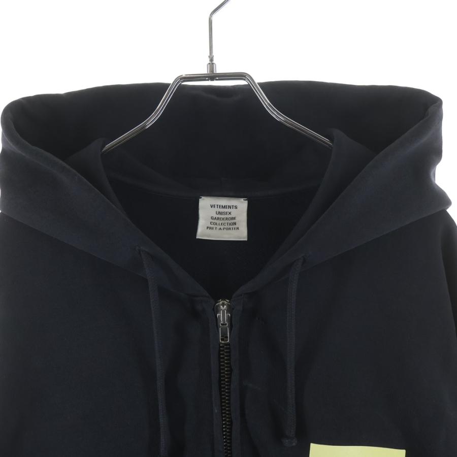VETEMENTS（ヴェトモン） Sticker Zip-up Hoodie ステッカージップ