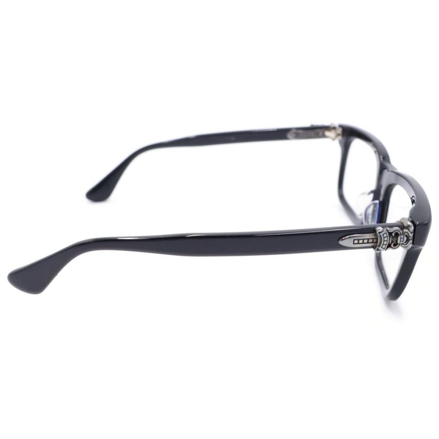 CHROME HEARTS クロムハーツ KITSHICKER 2-A キットシッカー ダガーテンプル眼鏡 アイウェア メガネフレーム メガネ ブラックの画像