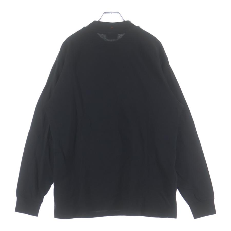 Moncler 黒 長袖カットソー MONCLER（モンクレール） T-SHIRT MANICA LUNGA フロントプリント