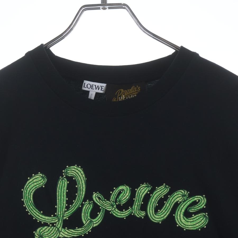 LOEWE（ロエベ） 22SS Cactus Logo Embroidery Tee パウラズイビザ