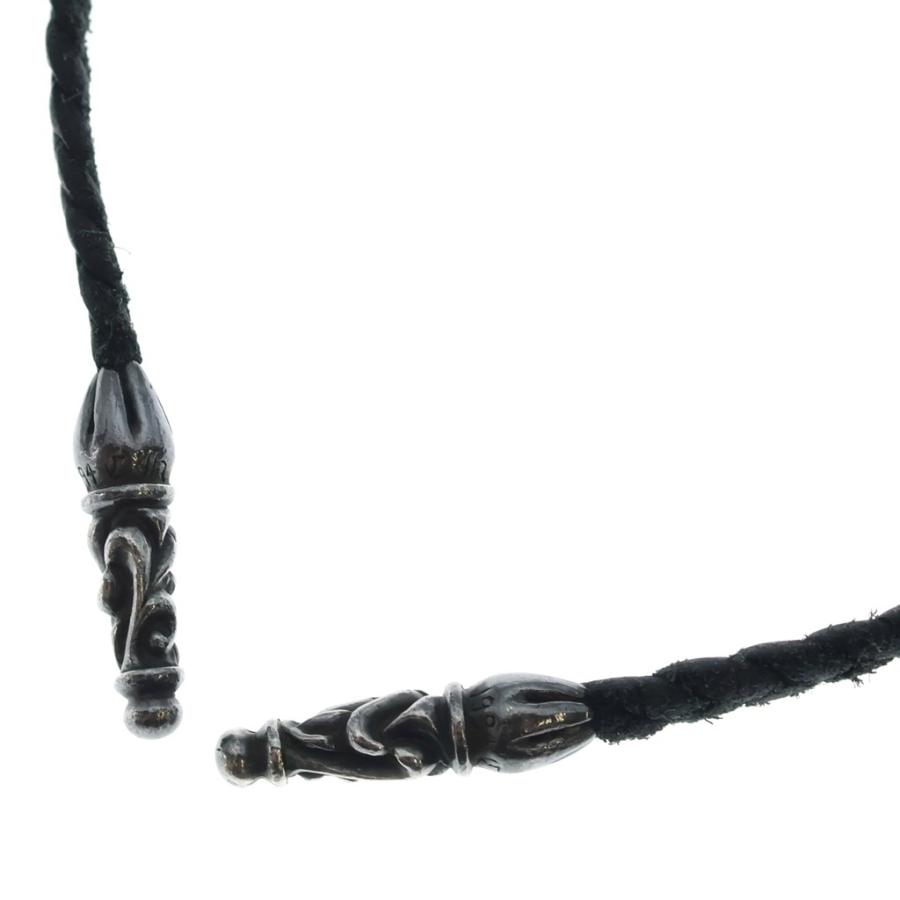 CHROME HEARTS（クロムハーツ） LEATHER BRAID スクロールレザー
