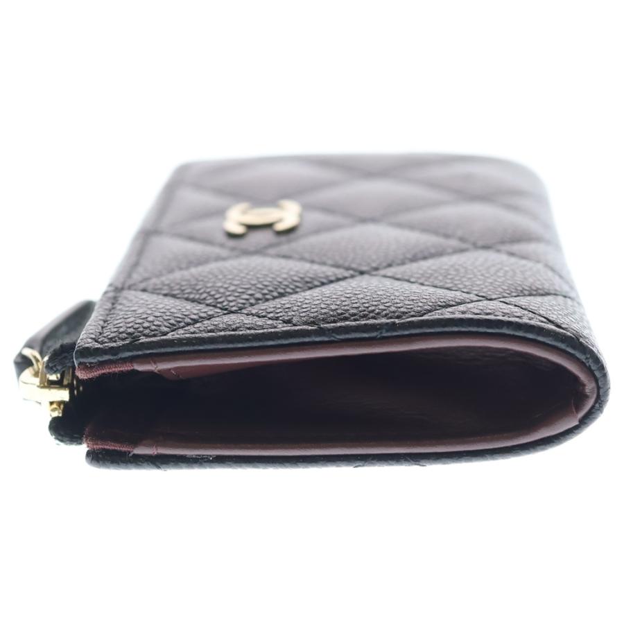CHANEL（シャネル） コインケース キャビアスキン キーリング付き 