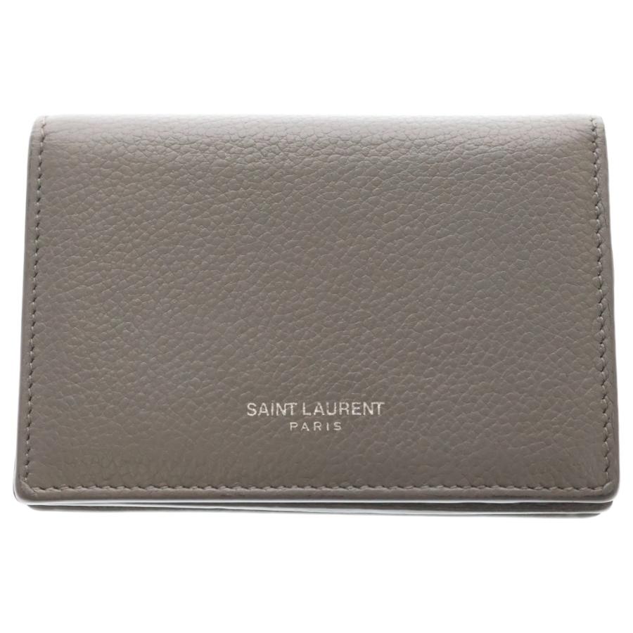 SAINT LAURENT PARIS サンローランパリ TINY WALLET ロゴプリント