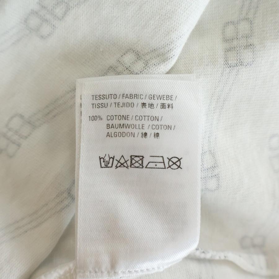 BALENCIAGA（バレンシアガ） BBロゴ総柄 クルーネック 半袖Tシャツ 