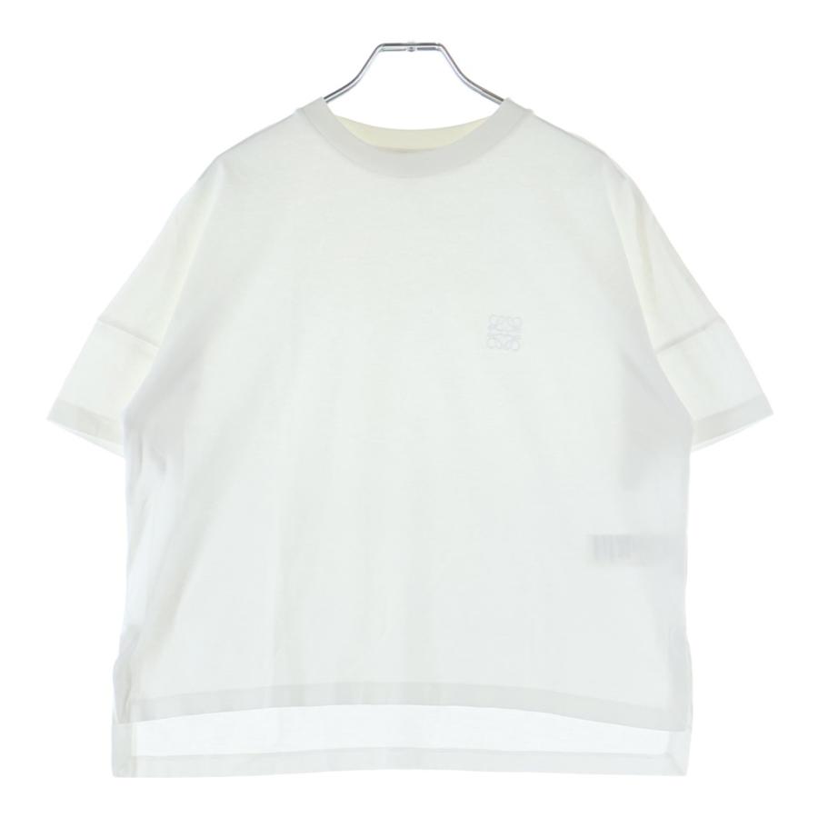 LOEWE（ロエベ） アナグラムロゴ刺繍 クルーネック 半袖Tシャツ