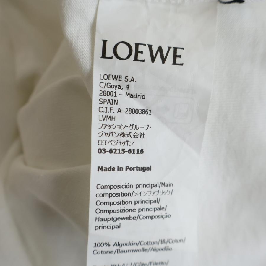 LOEWE（ロエベ） アナグラムロゴ刺繍 クルーネック 半袖Tシャツ