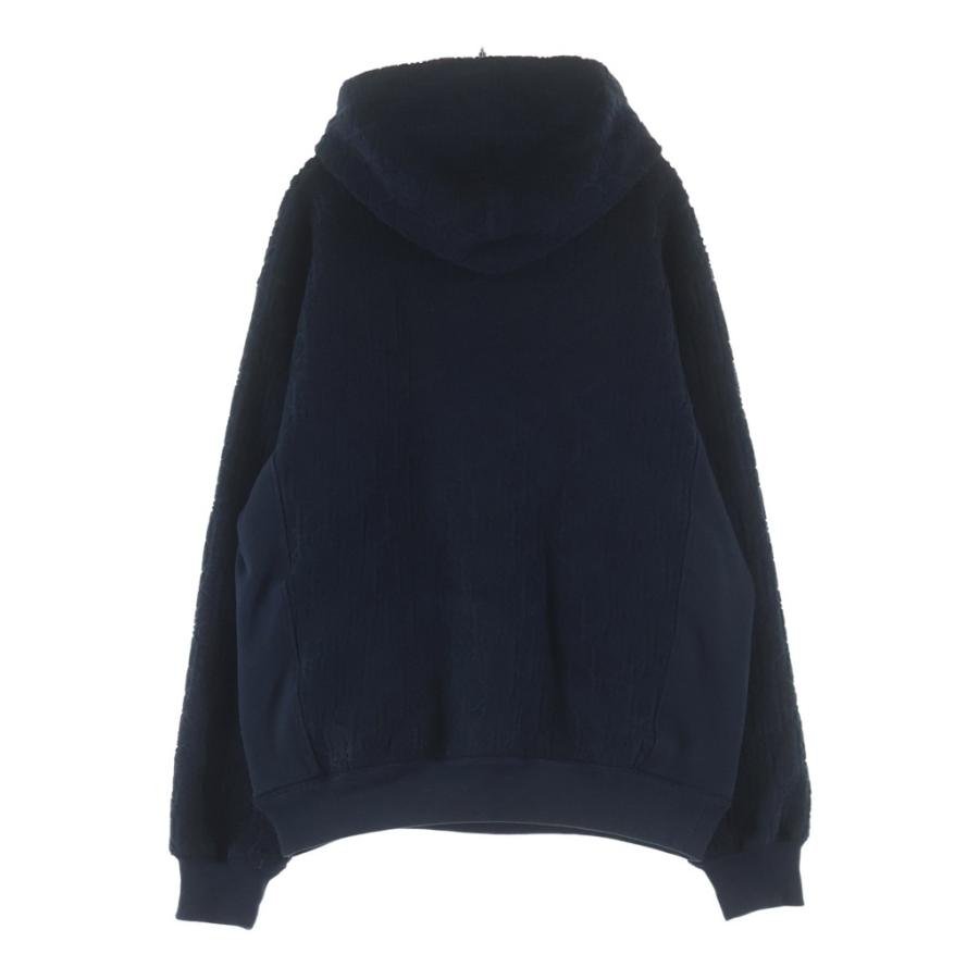 DIOR ディオール 22SS 総柄 オブリーク ジャガード プルオーバーフーディー パーカー スウェット ネイビー 113J631A0684の画像
