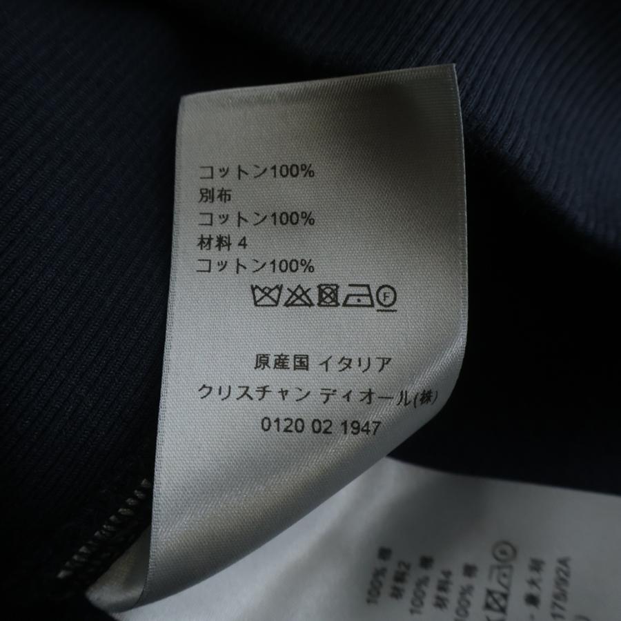 DIOR ディオール 22SS 総柄 オブリーク ジャガード プルオーバーフーディー パーカー スウェット ネイビー 113J631A0684の画像