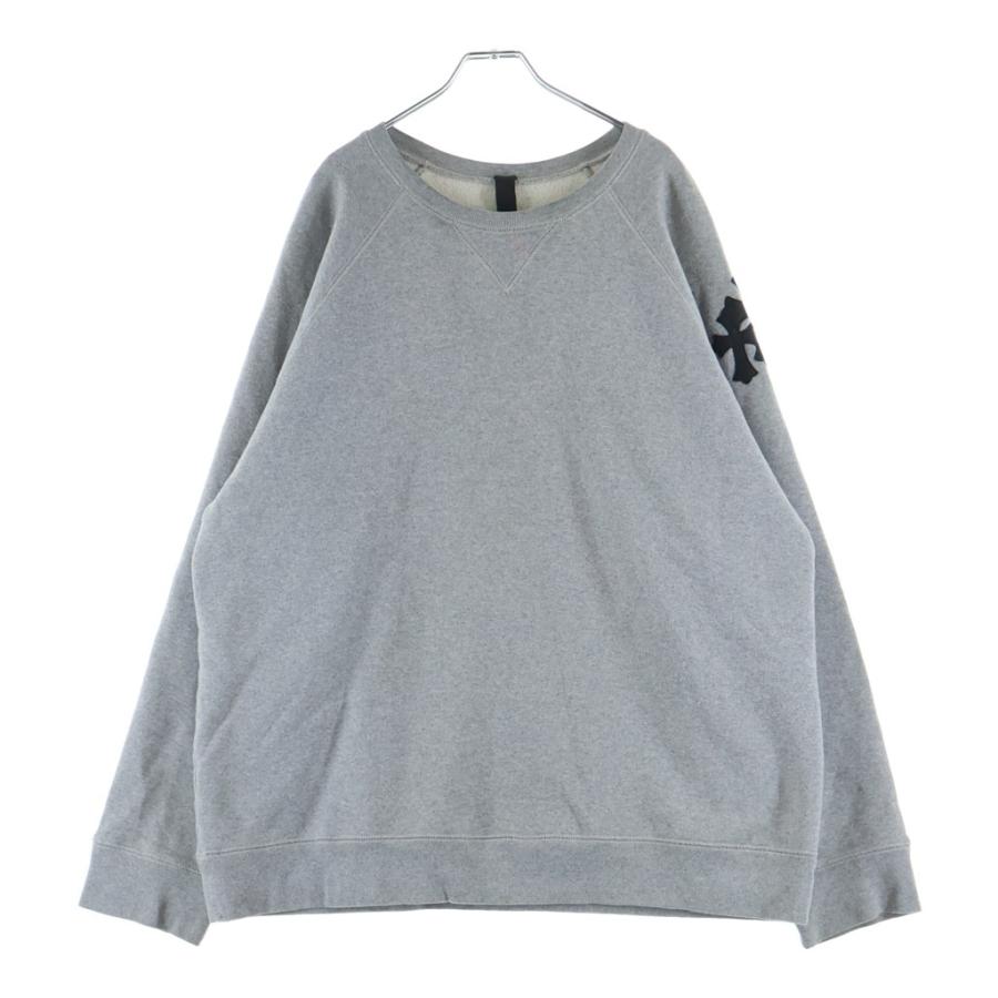 希少 CHROME HEARTS ホースシュークロス ロンT 長袖 グレー CHROME HEARTS（クロムハーツ） Y NOT SWTSHRT GYN U PAPER JAM クロス