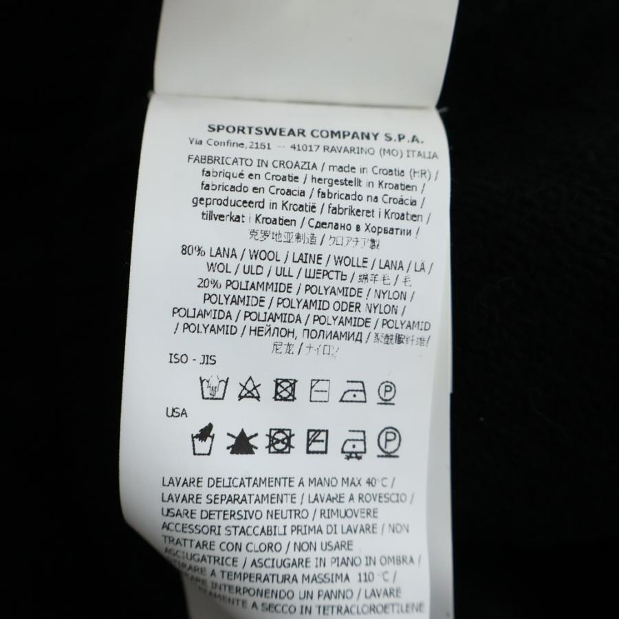 STONE ISLAND（ストーン アイランド） LAMBSWOOL CREW NECK KNIT 袖 