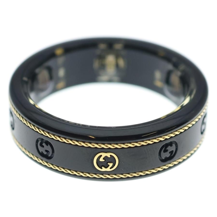 GUCCI（グッチ） ×OURA インターロッキングG スマートリング ブラック