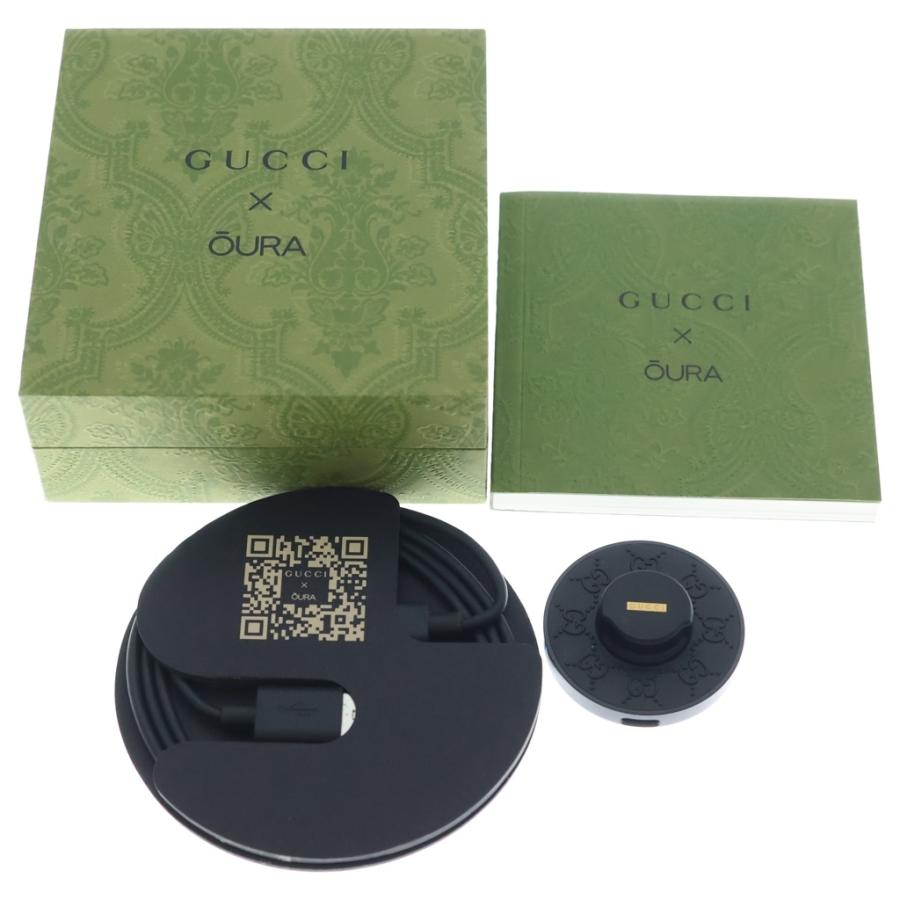 GUCCI（グッチ） ×OURA インターロッキングG スマートリング ブラック