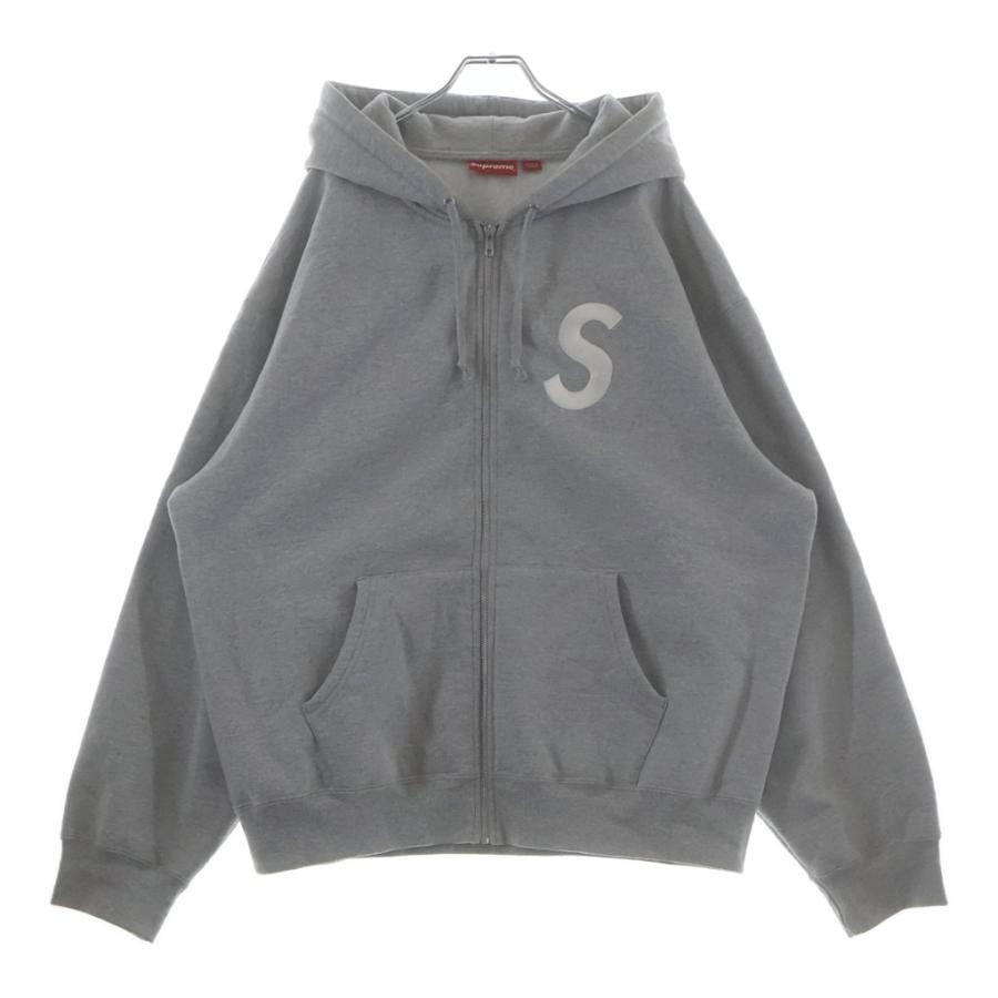 Supreme フードロゴジップパーカー Size S color グレー Supreme（シュプリーム） 23AW S Logo Zip Up Hooded Sweatshirt