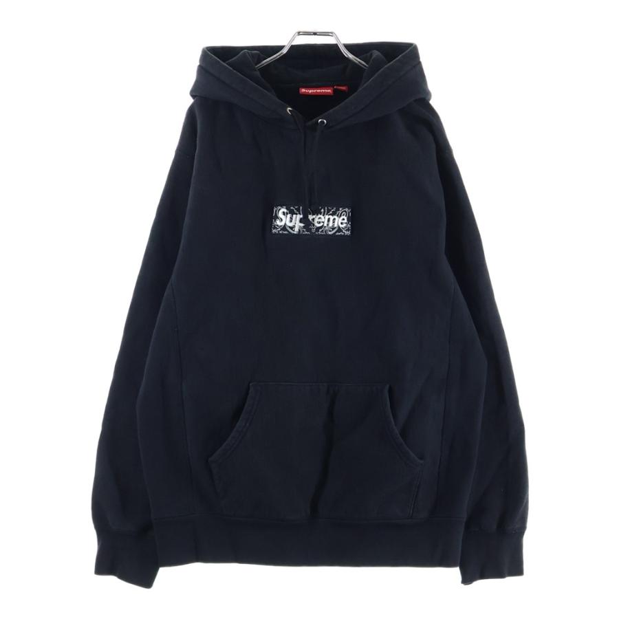 Supreme（シュプリーム） 19AW Bandana Box Logo Hoodie バンダナ柄