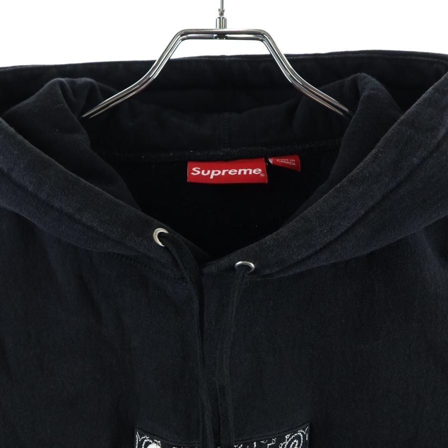 Supreme（シュプリーム） 19AW Bandana Box Logo Hoodie バンダナ柄