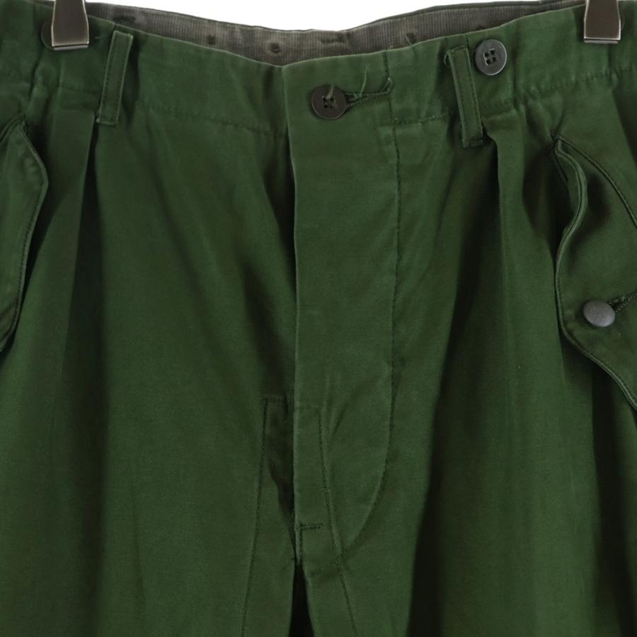VINTAGE ヴィンテージ 70s Swedish Military スウェーデン軍 M-59 ミリタリーカーゴパンツ フィールドパンツ グリーン VINTAGE ヴィンテージ 70s Swedish Military スウェーデン軍 M-59
