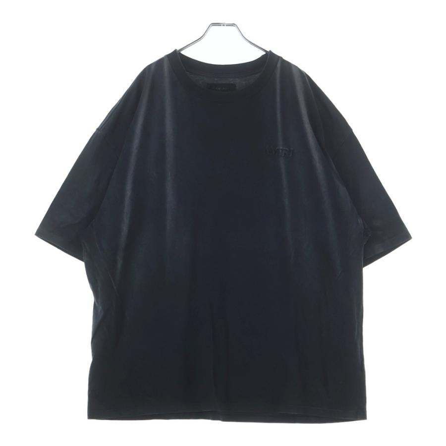 AMIRI（アミリ） ロゴ刺繍 ヴィンテージ加工 半袖 クルーネック T