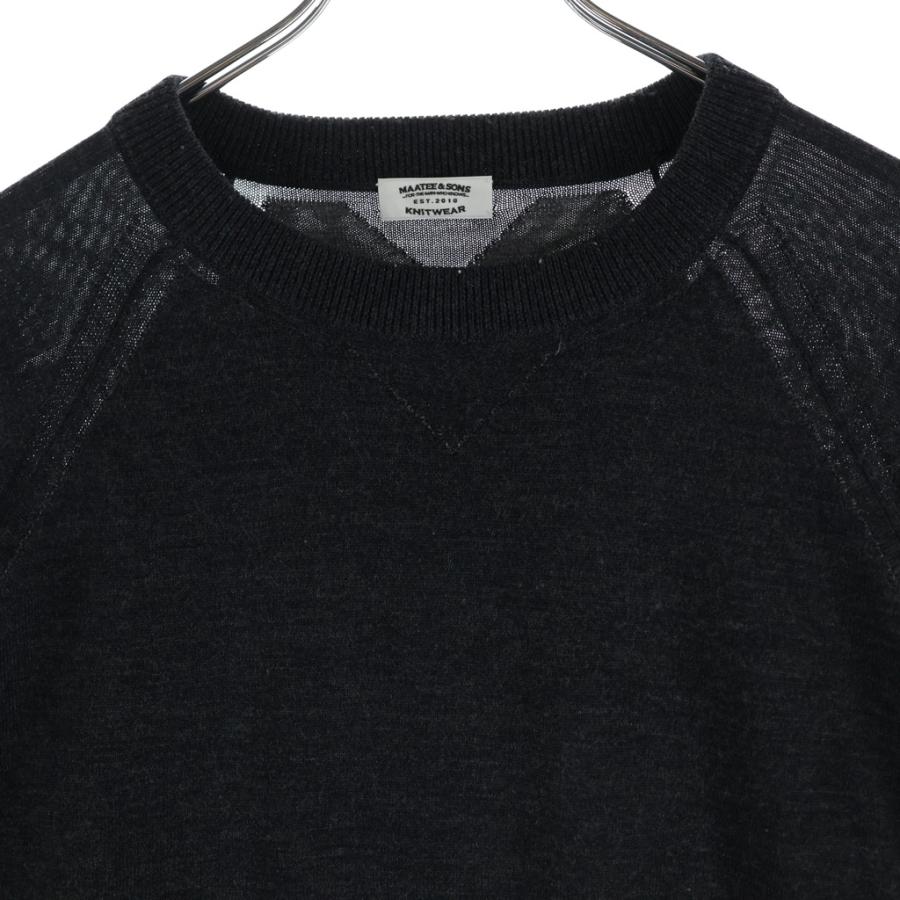 MAATEE&SONS マーティーアンドサンズ クルーネック 長袖ニット