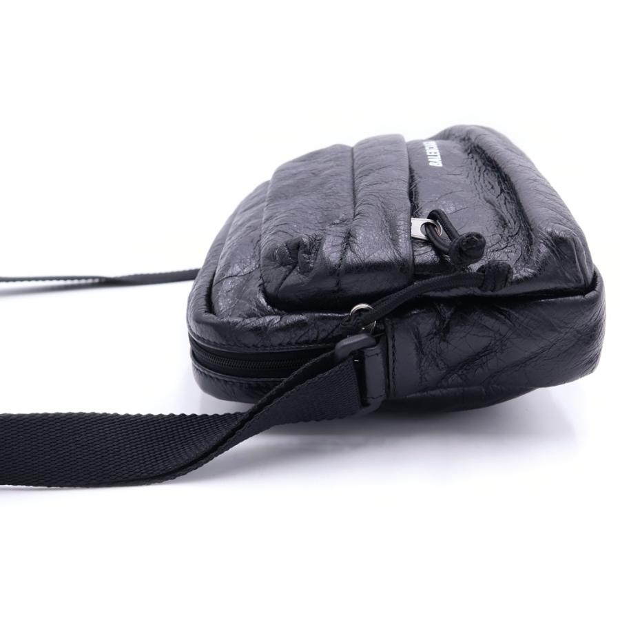 BALENCIAGA（バレンシアガ） EXPLORER ロゴプリント レザー ショルダー