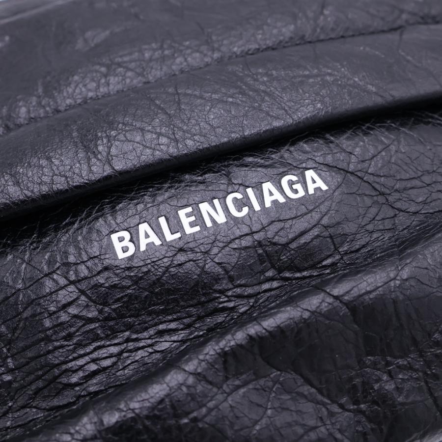 BALENCIAGA（バレンシアガ） EXPLORER ロゴプリント レザー ショルダー