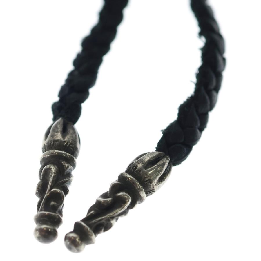 CHROME HEARTS（クロムハーツ） LEATHER BRAID スクロールレザー
