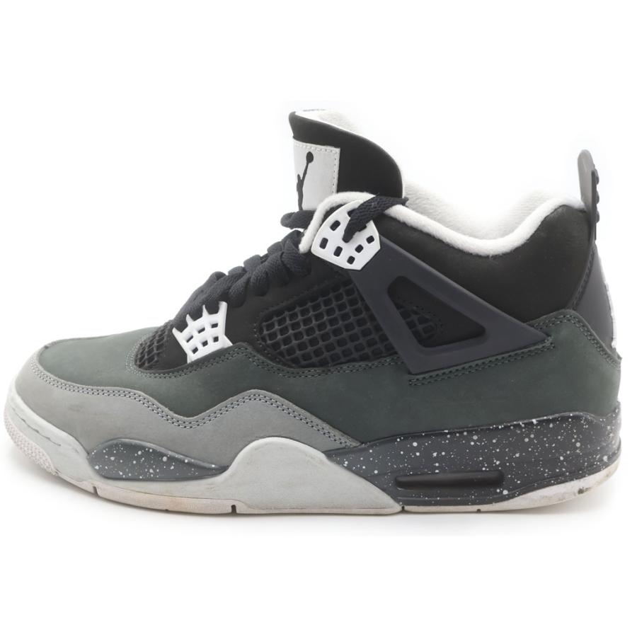 NIKE ナイキ AIR JORDAN 4 RETRO Fear FQ8138-002 エアジョーダン 4 レトロ フィアー ミッドカットスニーカー ブラック/グレー US10/28cm NIKE（ナイキ） AIR JORDAN 4 RETRO Fear エアジョーダン レトロ