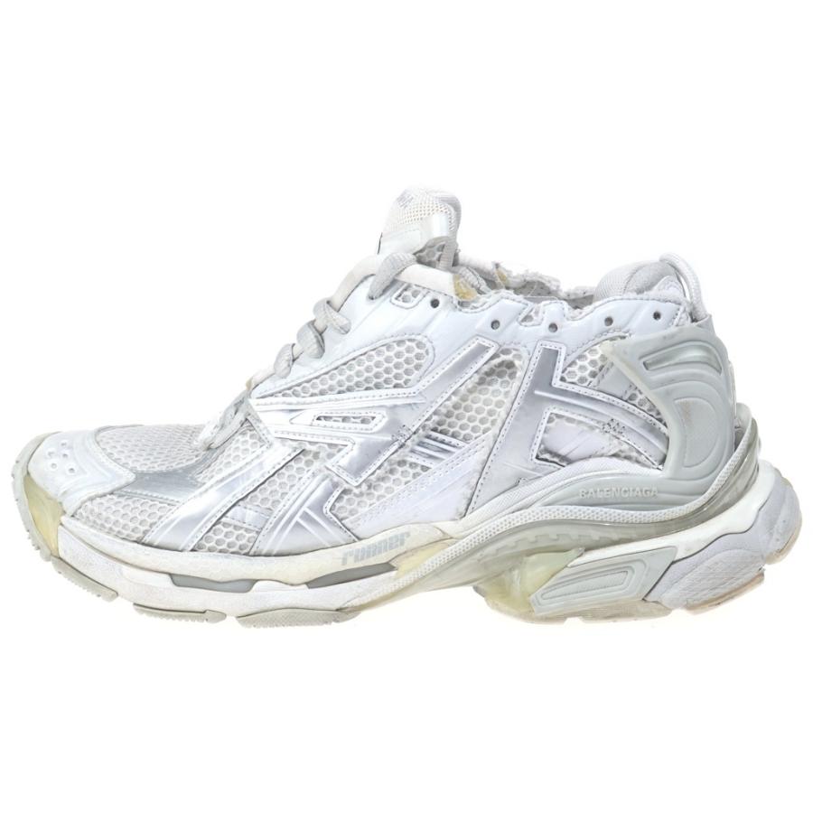 BALENCIAGA バレンシアガ RUNNER ランナー ローカットスニーカー ホワイト/シルバー 677403 BALENCIAGA（バレンシアガ） Runner Sneaker ランナースニーカー