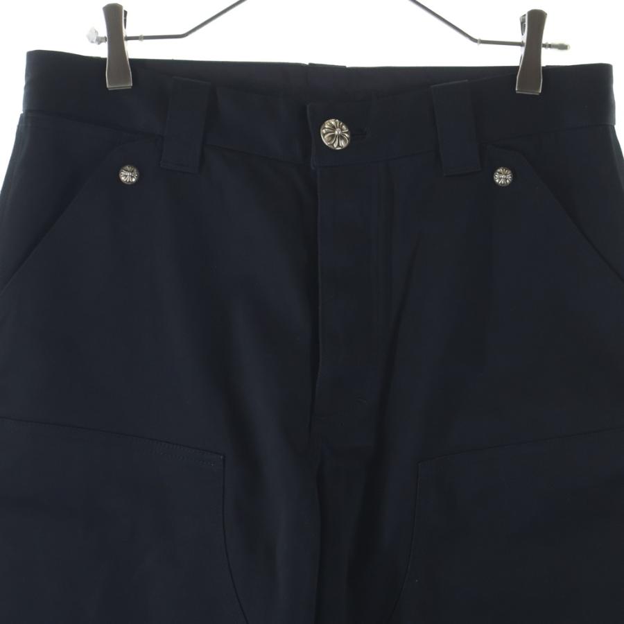CHROME HEARTS クロムハーツ Carpenter Double Knee Cross Ball Pants カーペンター ダブルニー クロスボール パンツ ブラック CHROME HEARTS（クロムハーツ） Carpenter Double Knee Cross Ball