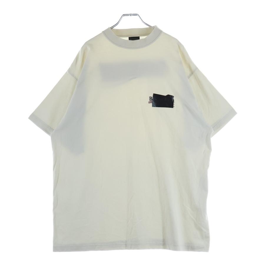 BALENCIAGA（バレンシアガ） Logo Embroidery Taped T-Shirt 712398
